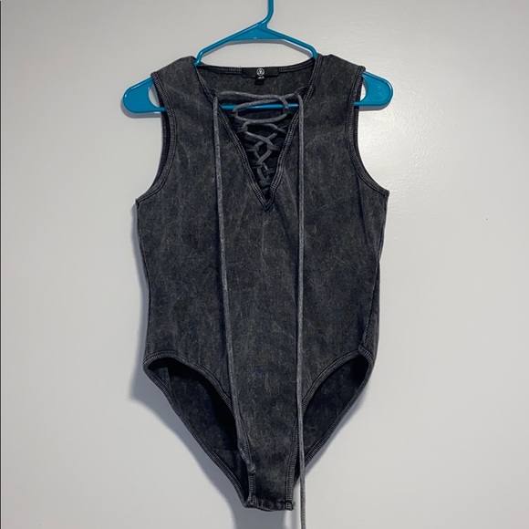 Missguided Tops - MISSGUIDED edgy bodysuit